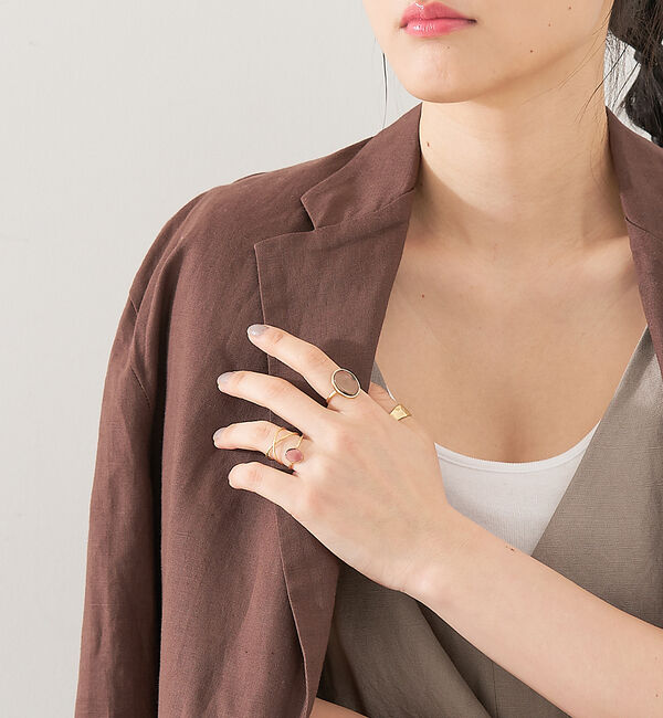 collex「【Elodie Pavie】オーバルリング GM K24GP」|リング|