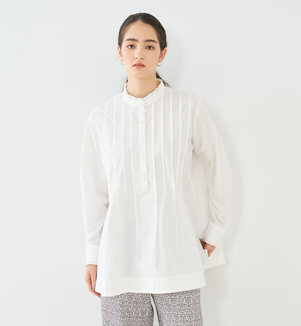 collex「タックフリルブラウス」|シャツ・ブラウス|
