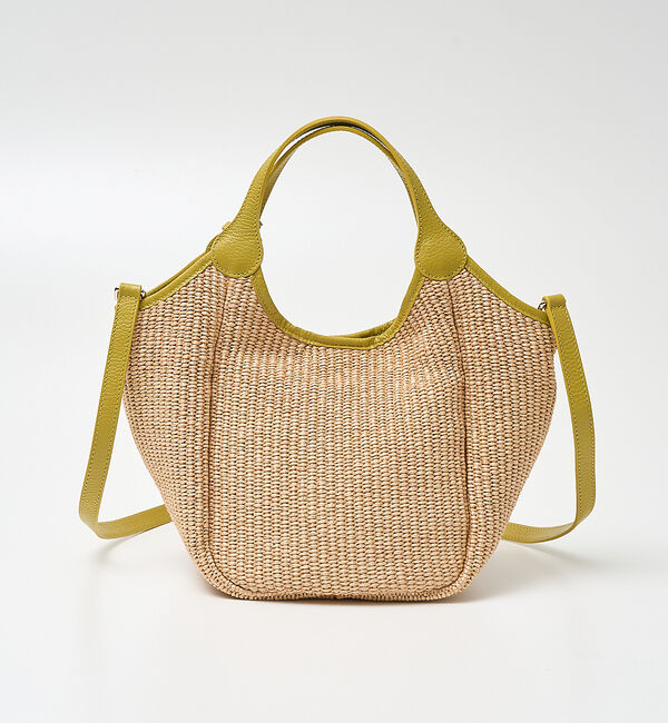 collex「【MARCO MASI】別注 レザーハンドル ラフィア 2WAYトートバッグ M」|トートバッグ|