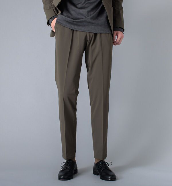 ABAHOUSE「【セットアップ対応 / ストームフリース】4WAYストレッチ イージーパンツ」|その他|カーキ