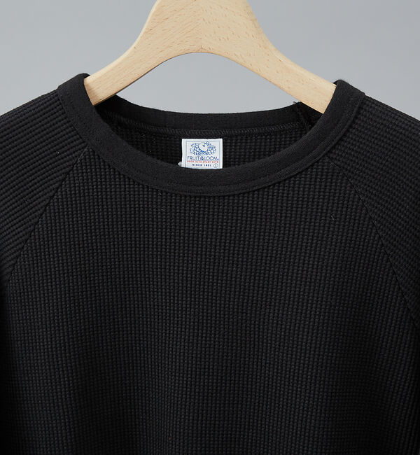 ABAHOUSE「【FRUIT OF THE LOOM】ヘビーオンス サーマル ラグラン クルー」|Tシャツ・カットソー|