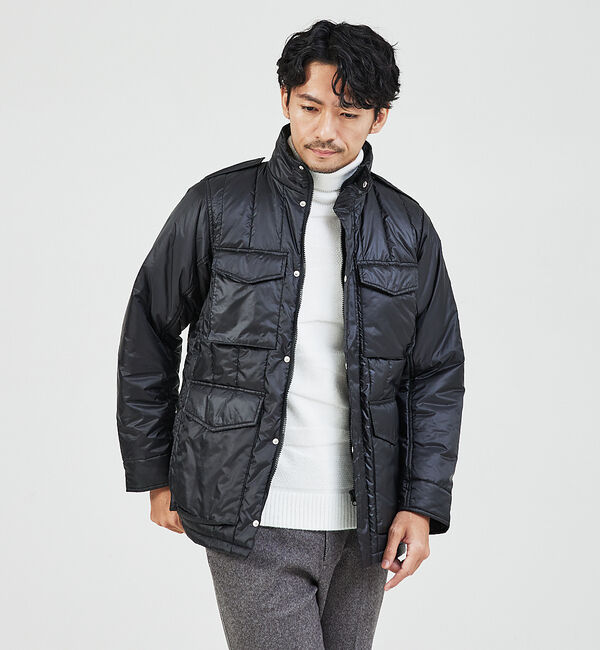 ABAHOUSE「【スポンジタッチ】シャドーカモフラ タートルネック ニット」|ニット・セーター|