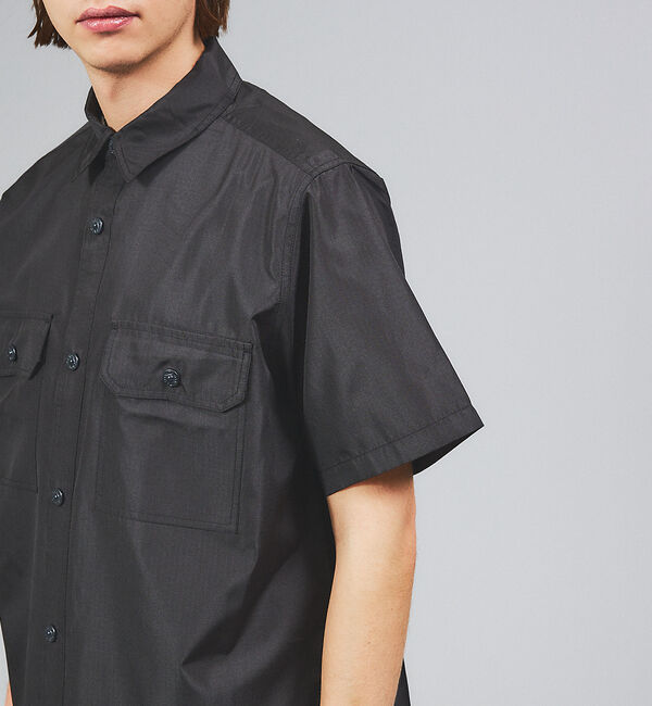 ABAHOUSE「【TAION / タイオン】MILITARY HALF SLEEVE SHIRT」|シャツ・ブラウス|