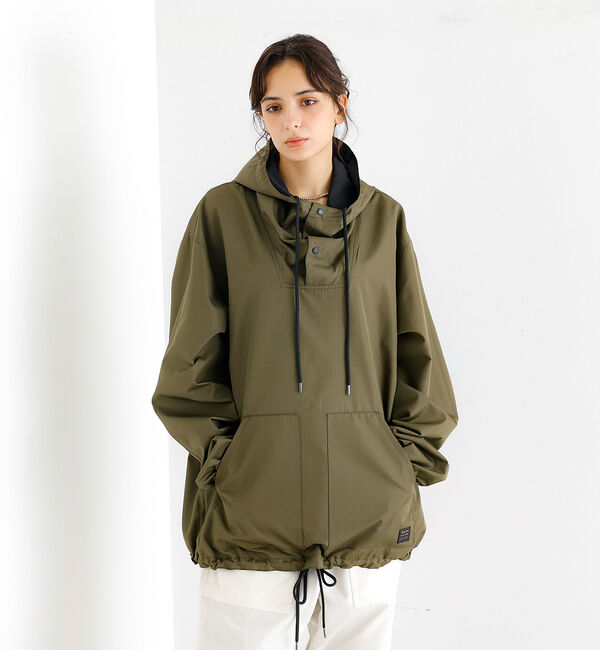 ABAHOUSE「【TAION/タイオン】ミリタリー Ripstop リバーシブル アノラックパー」|ブルゾン・スタジャン|