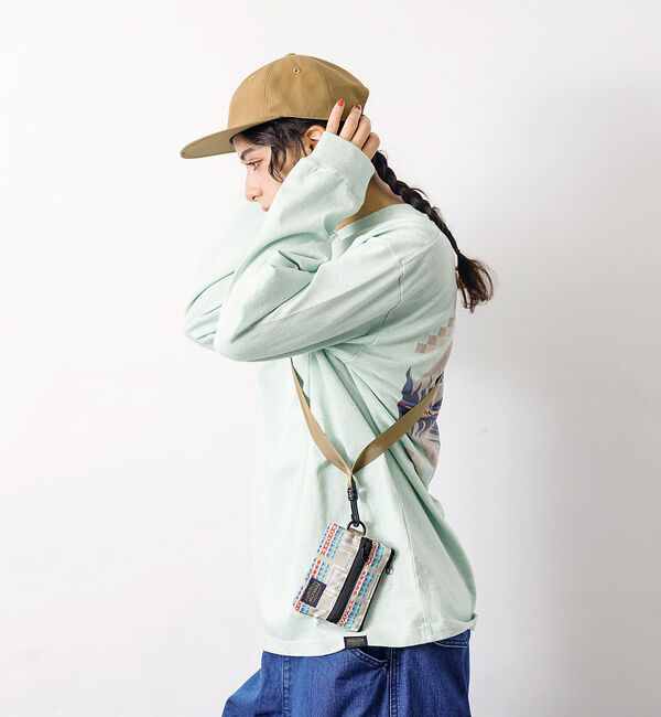 ABAHOUSE「【PENDLETON / ペンドルトン】NECK POUCH/ネックポーチ/ミニ」|ショルダー・メッセンジャー|ベージュ