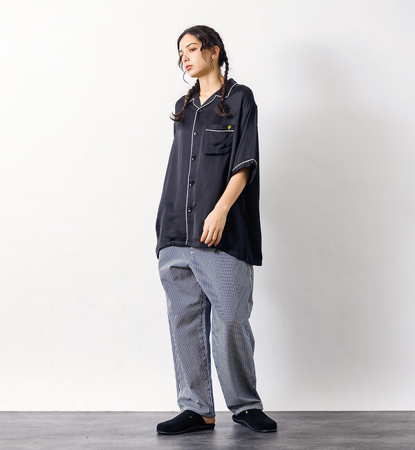 ABAHOUSE「【Lee/リー】DUNGAREES ワイドペインターパンツ/ユニセックス」|デニム|