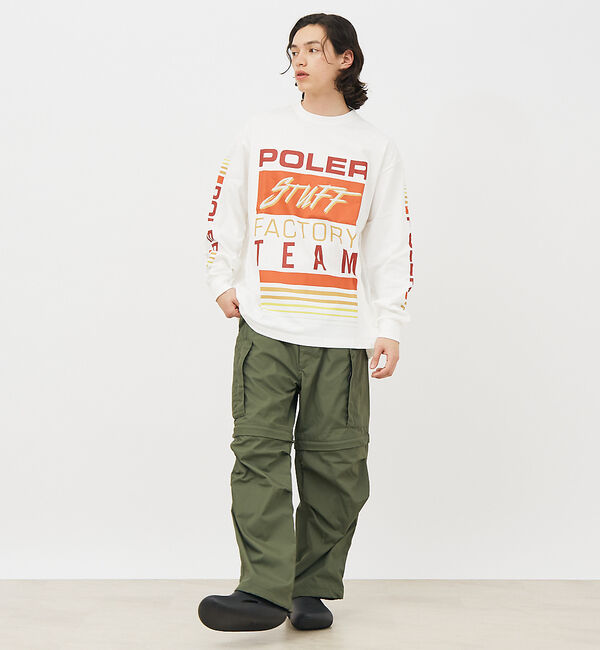 ABAHOUSE「【POLeR/ポーラー】TEAMS RELAX LOGO/ロングスリーブ/チーム」|Tシャツ・カットソー|