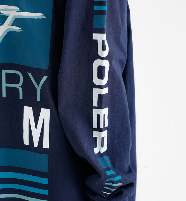 ABAHOUSE「【POLeR/ポーラー】TEAMS RELAX LOGO/ロングスリーブ/チーム」|Tシャツ・カットソー|