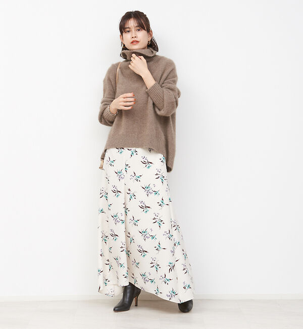 Rouge vif「フラワープリントスカート」|スカート|