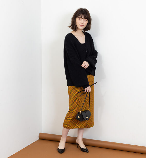 Rouge vif「チェックタイトスカート」|スカート|