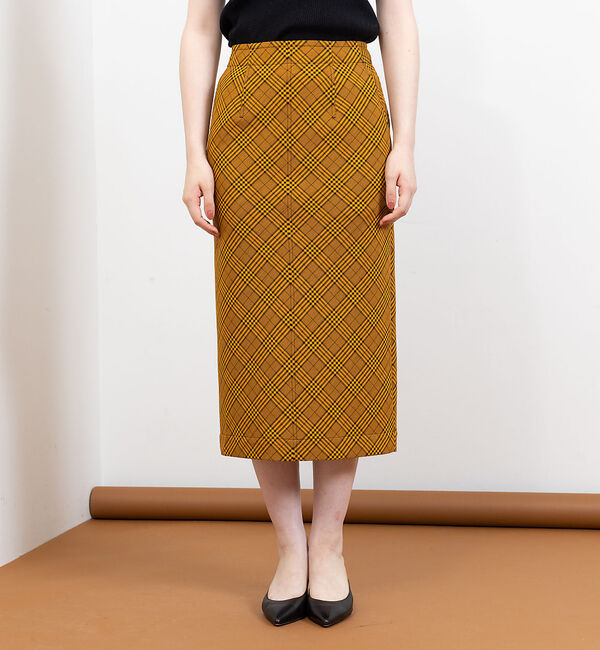 Rouge vif「チェックタイトスカート」|スカート|