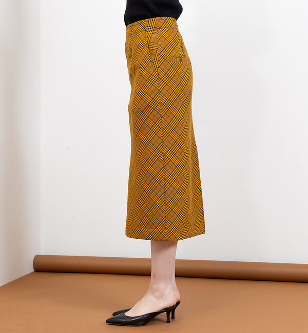 Rouge vif「チェックタイトスカート」|スカート|