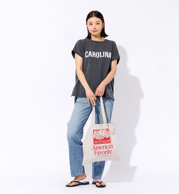 Rouge vif「【FRUIT OF THE LOOM】グラフィックトートバッグ」|トートバッグ|