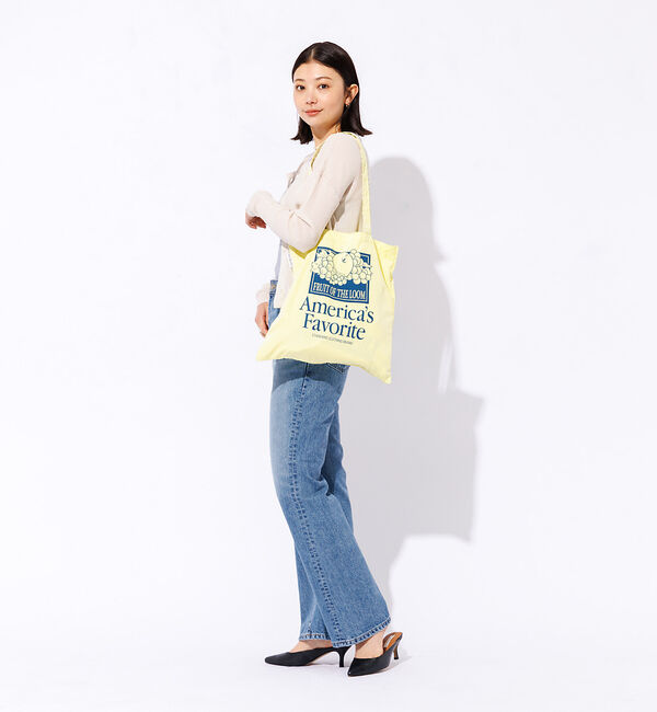 Rouge vif「【FRUIT OF THE LOOM】グラフィックトートバッグ」|トートバッグ|