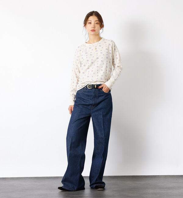 Rouge vif「【JEMORGAN / ジェーイーモーガン】ワッフルラグランロンＴ / パック入」|Tシャツ・カットソー|