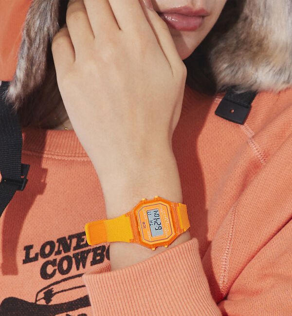 Rouge vif「【ICE-WATCH / アイスウォッチ】ICE DIGIT RETRO / 腕」|腕時計|オレンジ