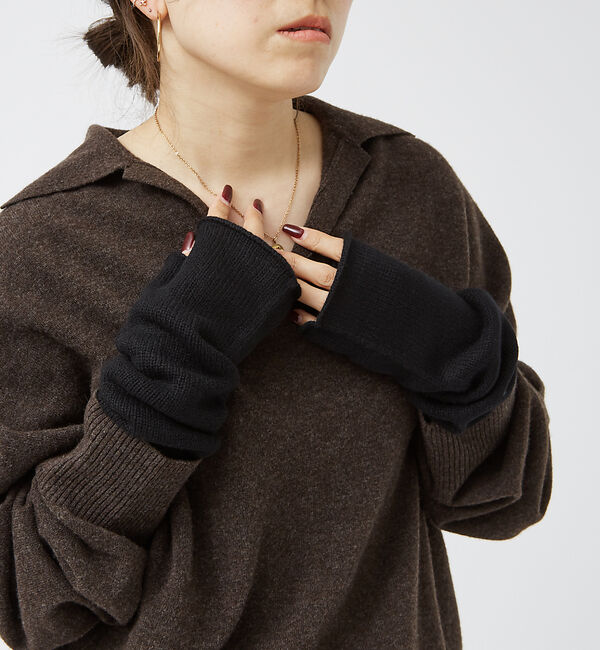 Rouge vif「【WILLIAM BRUNTON/ウィリアム ブラントン】カシミヤロングリストウ」|手袋|