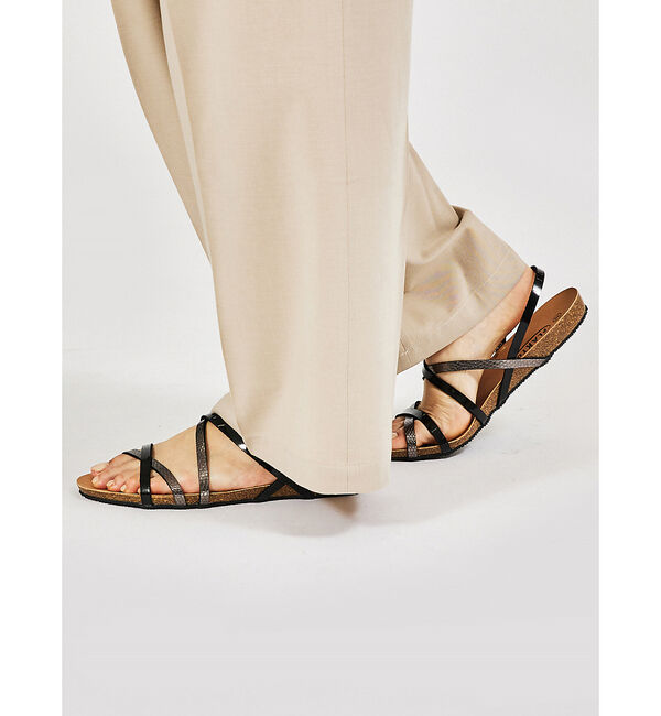 Rouge vif「【PLAKTON/プラクトン】クロスストラップサンダル【WEB限定】」|サンダル|