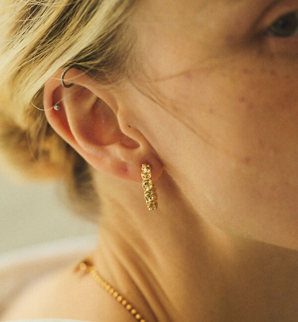 Rouge vif「【PILGRIM/ピルグリム】フープピアス」|ピアス|ゴールド