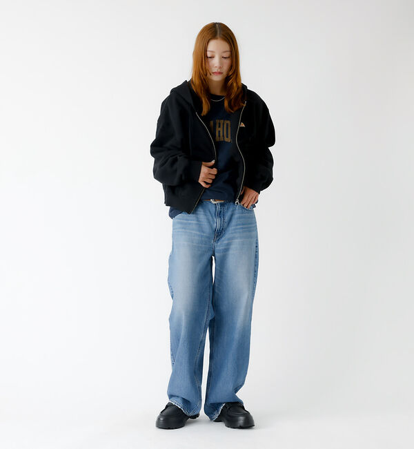 Rouge vif「【KELTY/ケルティ】ミニロゴクロップドジップパーカー / フーディ」|パーカー|