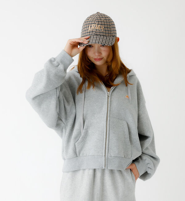 Rouge vif「【KELTY/ケルティ】ミニロゴクロップドジップパーカー / フーディ」|パーカー|