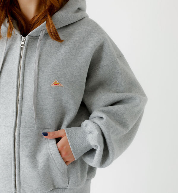 Rouge vif「【KELTY/ケルティ】ミニロゴクロップドジップパーカー / フーディ」|パーカー|