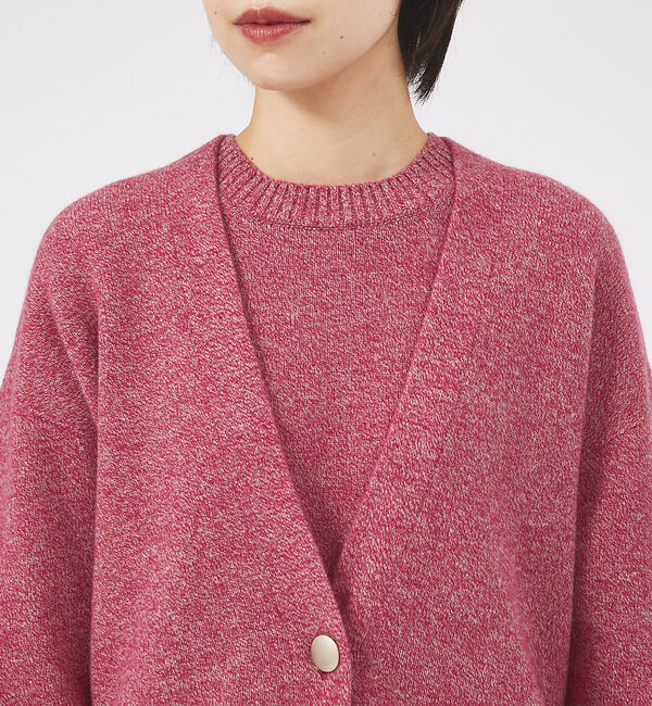 qualite「【アンサンブル対応】ウルグアイウールニットカーディガン」|カーディガン|