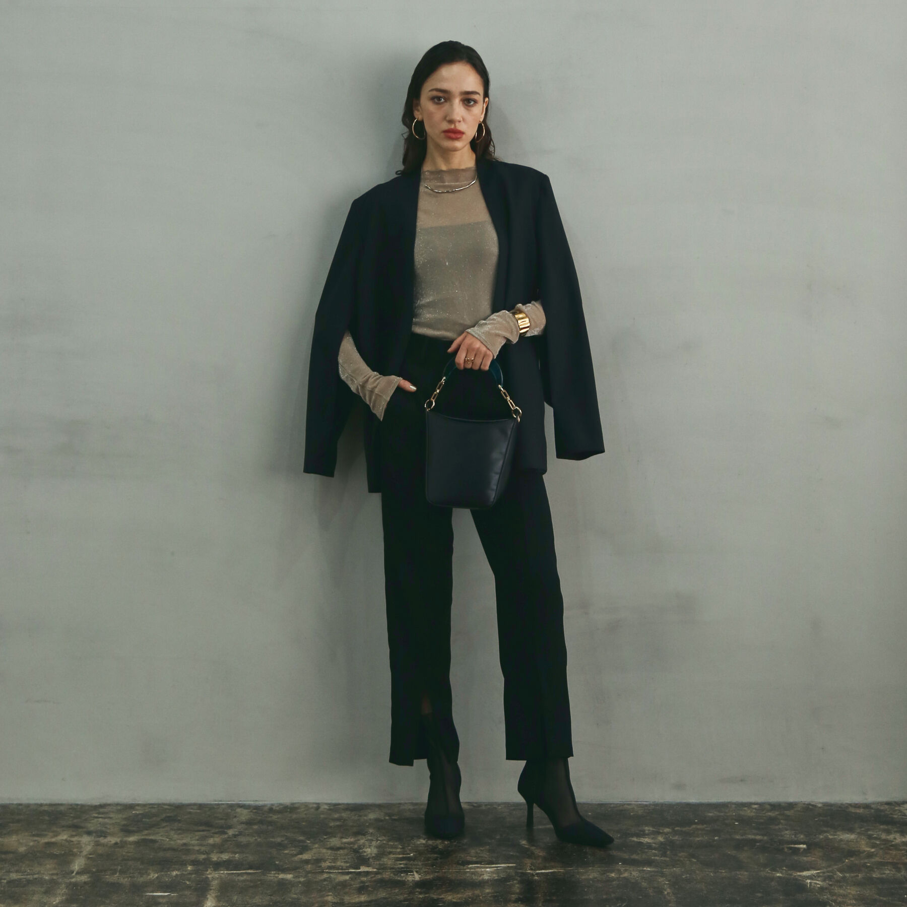 LOWELL things「【TVドラマ使用】Resin-B/アクリルBOXショルダーBAG」|ショルダー・メッセンジャー|