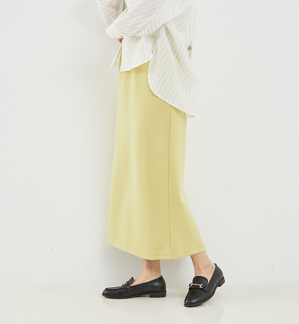 abahouse mavie「【セットアップ対応】シルキーダンボールタイトスカート」|スカート|