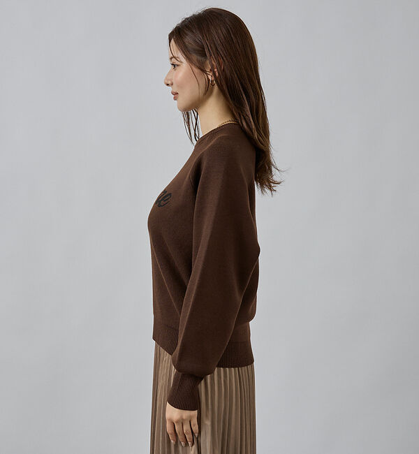 abahouse mavie「【再入荷】ロゴジャガードニット」|ニット・セーター|