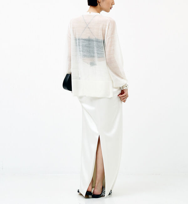 The Store by C' 「【COCUCA】ダブルサテンマキシスカート」|スカート|