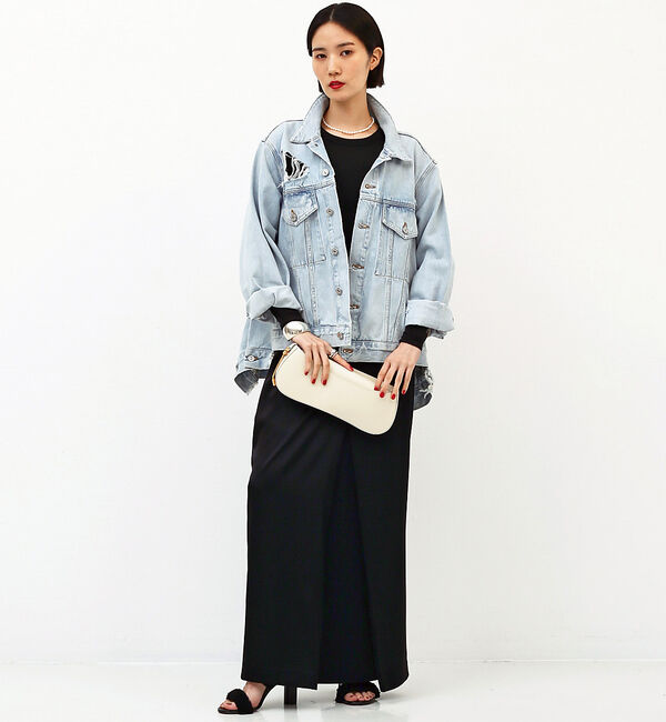 The Store by C' 「【COCUCA】ダブルサテンマキシスカート」|スカート|