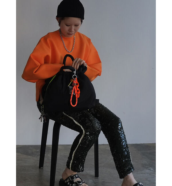 NOMINE「【cheek】puff kinchaku 2WAY tote 巾着 ショルダーバ」|ショルダー・メッセンジャー|