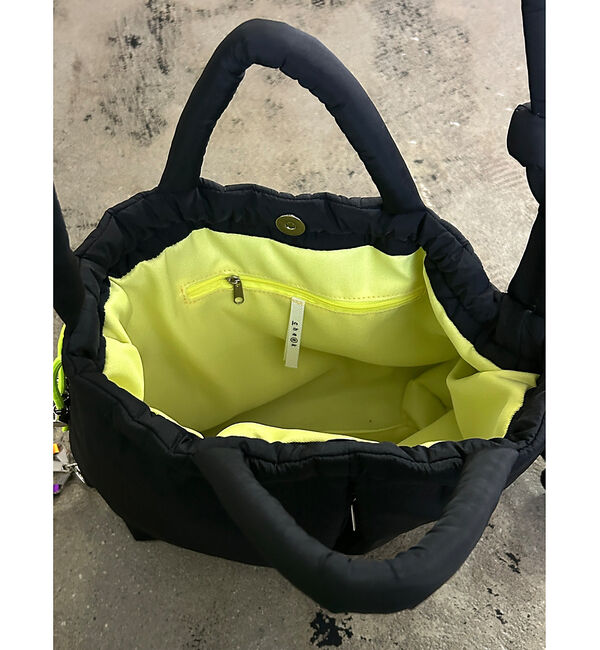 NOMINE「【cheek】puff kinchaku 2WAY tote 巾着 ショルダーバ」|ショルダー・メッセンジャー|