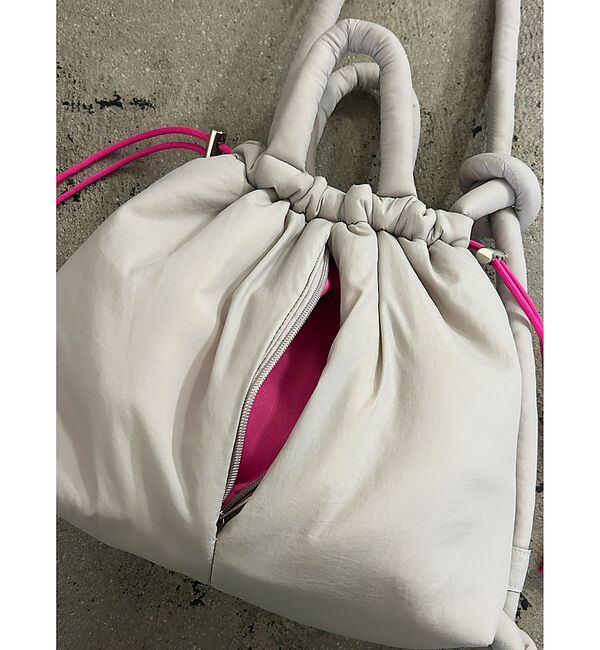 NOMINE「【cheek】puff kinchaku 2WAY tote 巾着 ショルダーバ」|ショルダー・メッセンジャー|