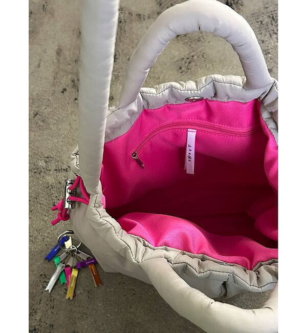 NOMINE「【cheek】puff kinchaku 2WAY tote 巾着 ショルダーバ」|ショルダー・メッセンジャー|