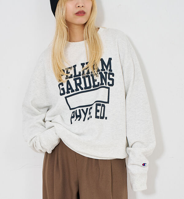 NOMINE「【Champion】クルーネック カレッジロゴ スウェット」|スウェット・ジャージ|アイボリー