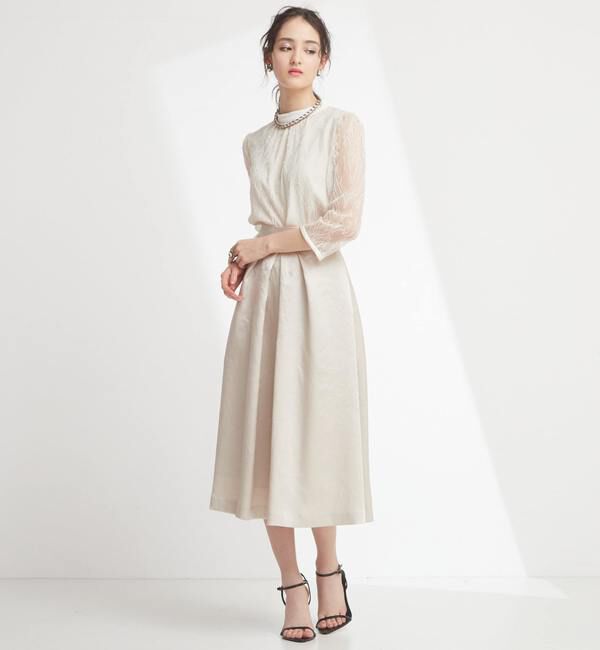 TIARA「タックフレアスカート」|スカート|