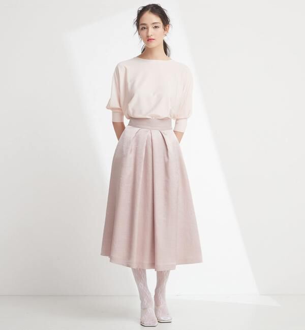 TIARA「タックフレアスカート」|スカート|