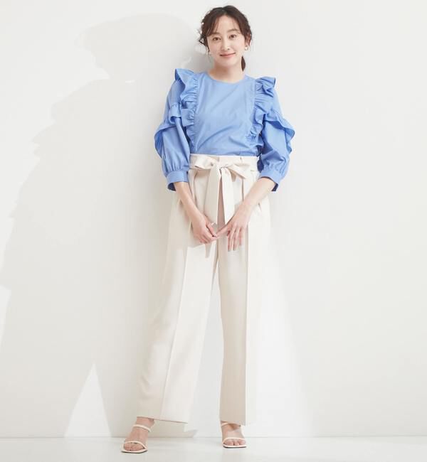 TIARA「flowyフリルブラウス」|シャツ・ブラウス|