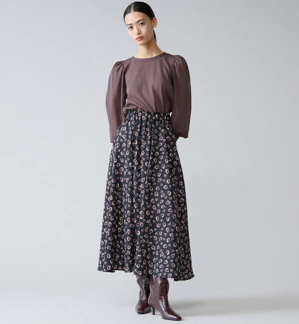 TIARA「グロッシーシアーカーディガン」|カーディガン|