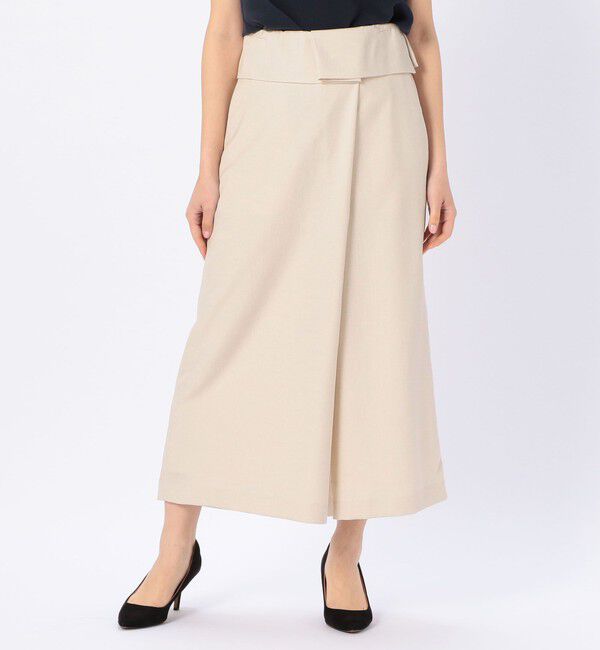 Liesse「巻き風ウエストポイントパンツ」|その他|アイボリー