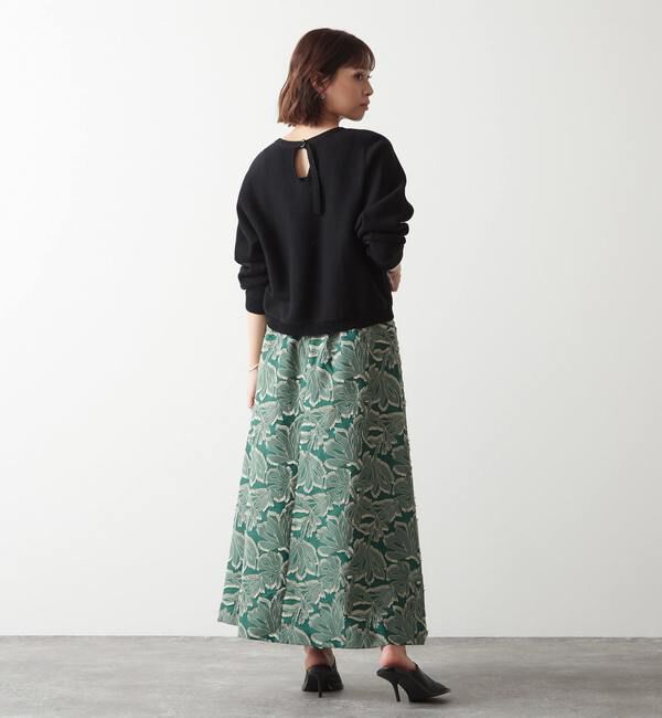 Liesse「マキシジャガードスカート」|スカート|