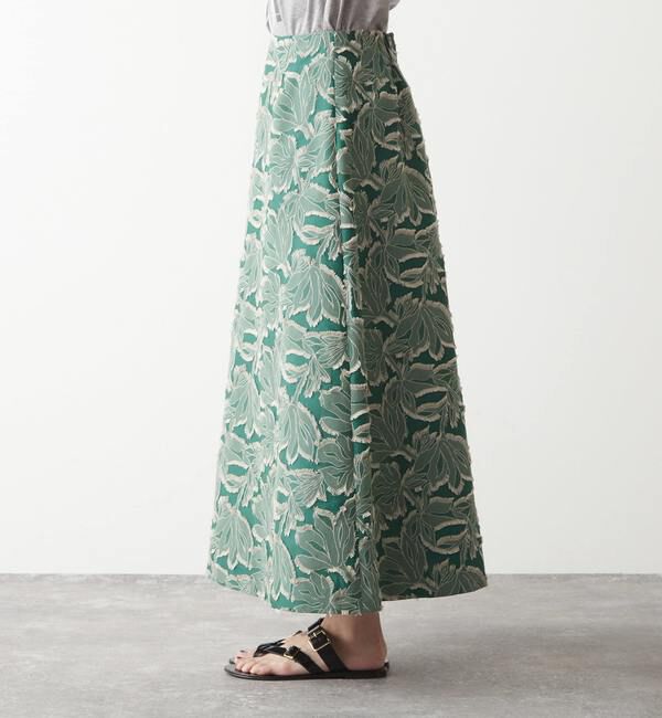 Liesse「マキシジャガードスカート」|スカート|