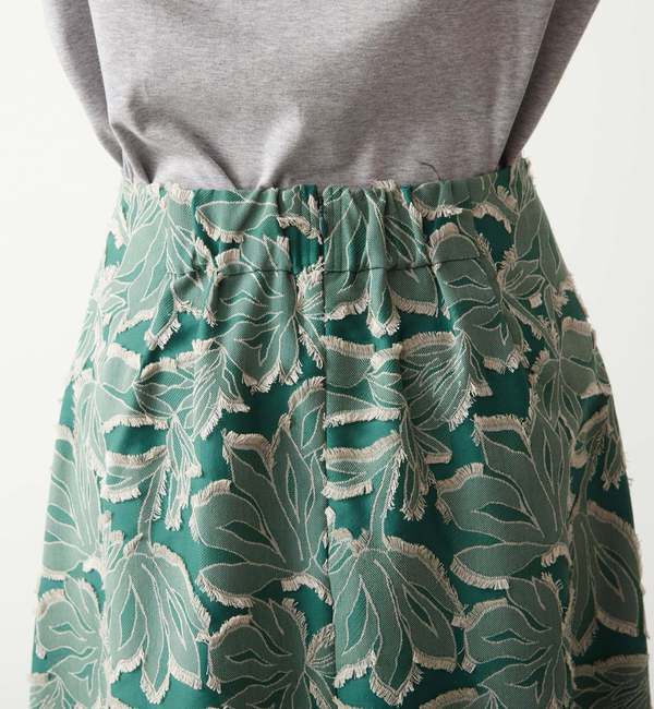 Liesse「マキシジャガードスカート」|スカート|