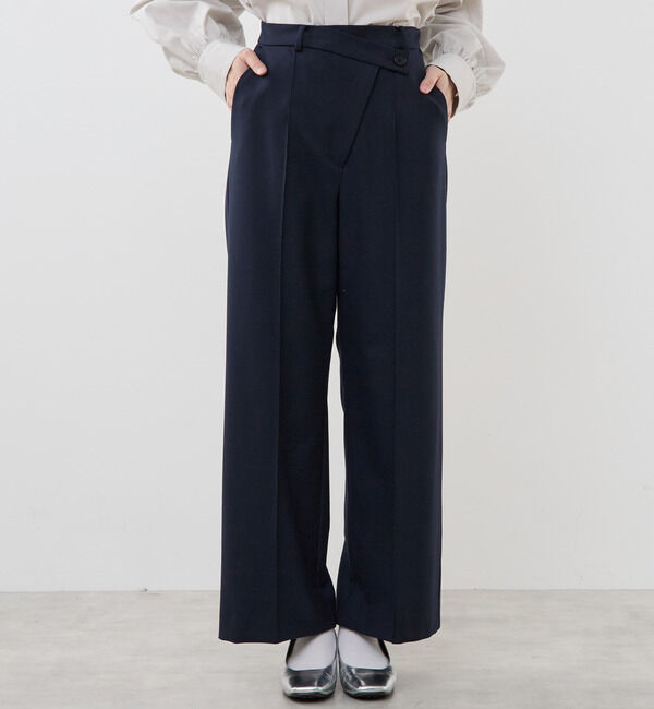 Soffitto「2WAYストレッチピンタックパンツ」|その他|ネイビー