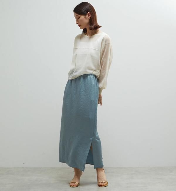 Soffitto「シアーニットオーバーサイズプルオーバー」|ニット・セーター|