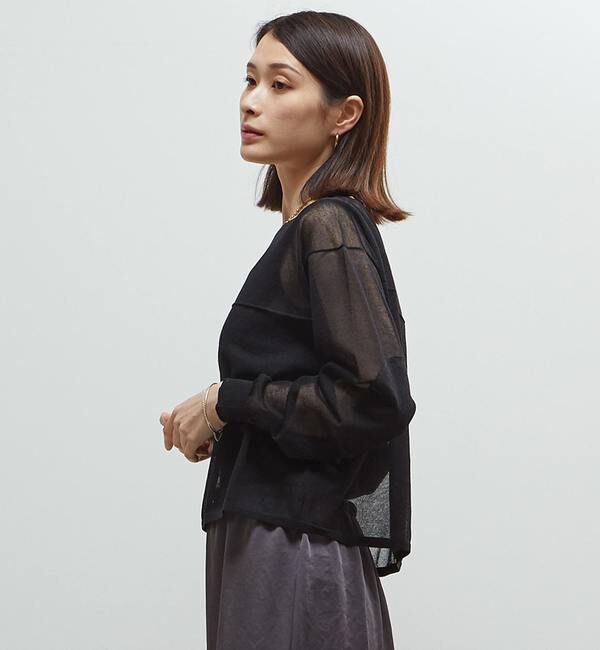 Soffitto「シアーニットオーバーサイズプルオーバー」|ニット・セーター|