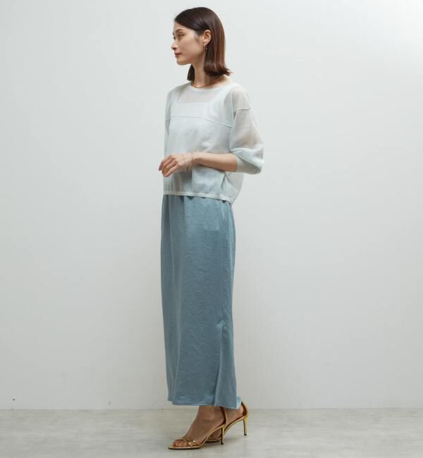 Soffitto「シアーニットオーバーサイズプルオーバー」|ニット・セーター|