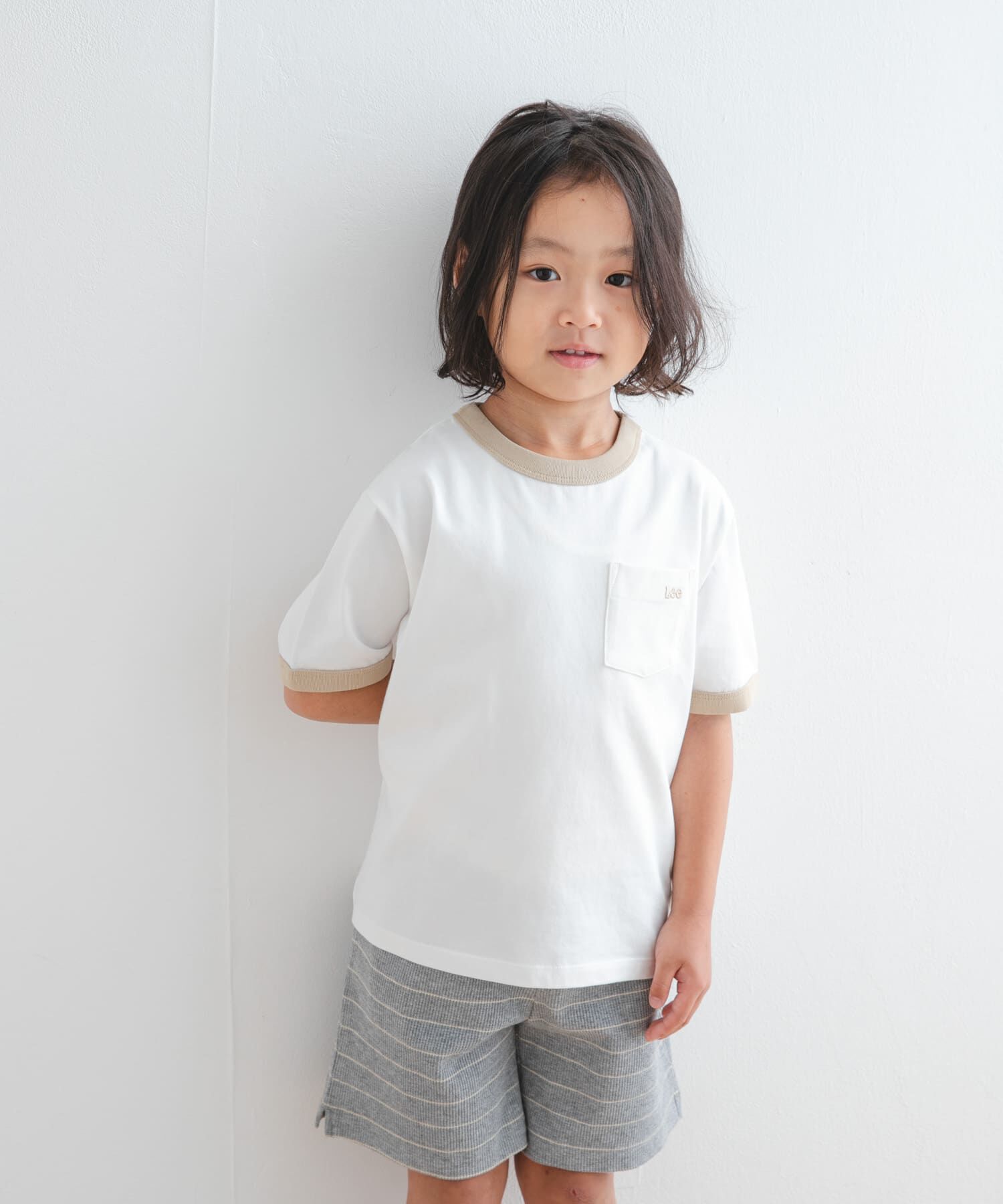 URBAN RESEARCH DOORS「『別注』Lee&times;DOORS　リンガーTシャツ(KIDS)」|その他|